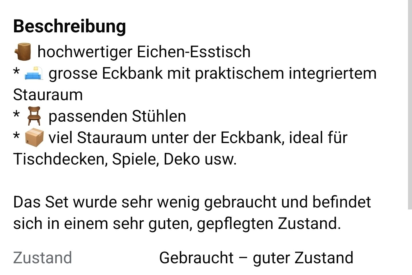 Tables: Esstisch aus Eiche – D'occasion à Muhen par Adi-06 5