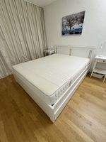 Bett, weiss, 160x200, Schubladen, inkl. Matratze
