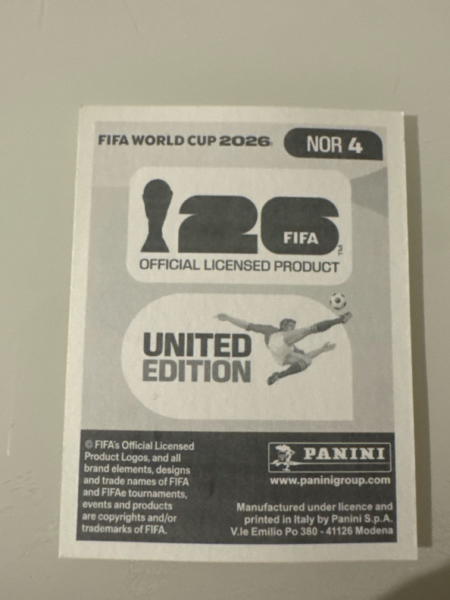Panini Carte collezionabili: Panini 2026 Leo Ostigard NOR4 – Nuovo (secondo la descrizione) da Bern venduto da akl_sy9s 1