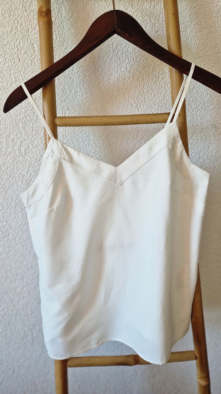 Topshop Tops: Débardeur blanc taille 36 – Gebraucht aus Montana von cla_p9mg