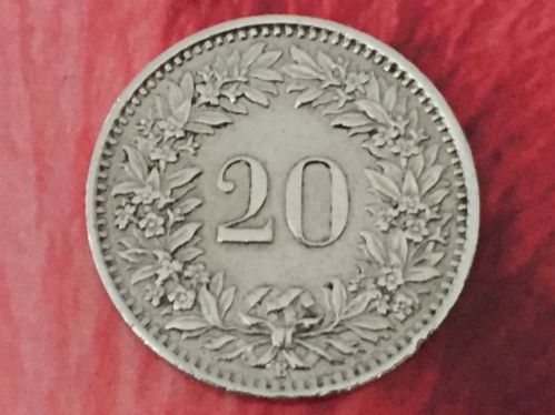 Tutti le monete: 20 Rappen 1959 ss – Usato da Elsau venduto da herbybay 1