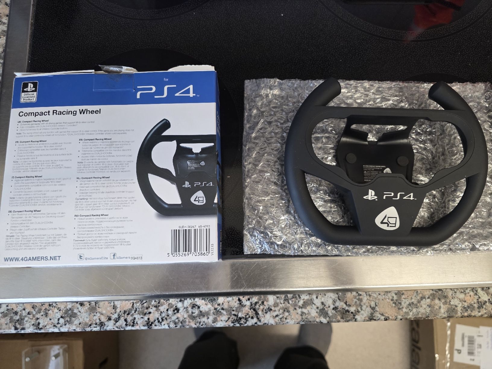 Sony Konsolen: PS4 Lenkrad - Compact Racing Wheel - Top Zustand! – Gebraucht aus Mittelhäusern von krasty02 3