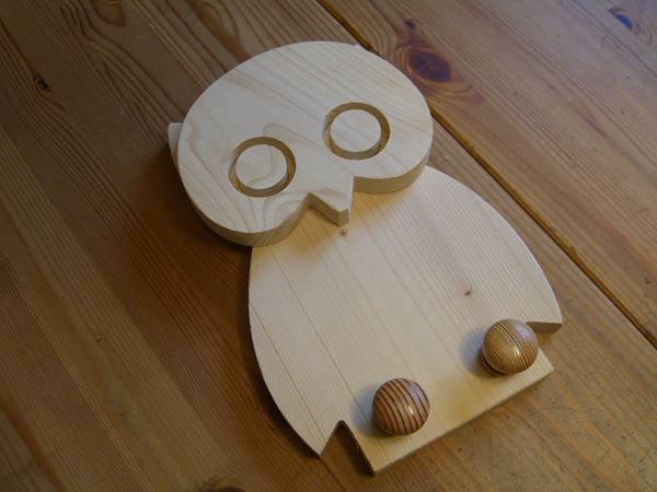 Guardaroba: neue,süsse,2er Kindergarderobe Holz-Eule – Nuovo (secondo la descrizione) da Winterthur venduto da Gaia