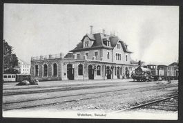 Wetzikon Bahnhof mit Dampfzug