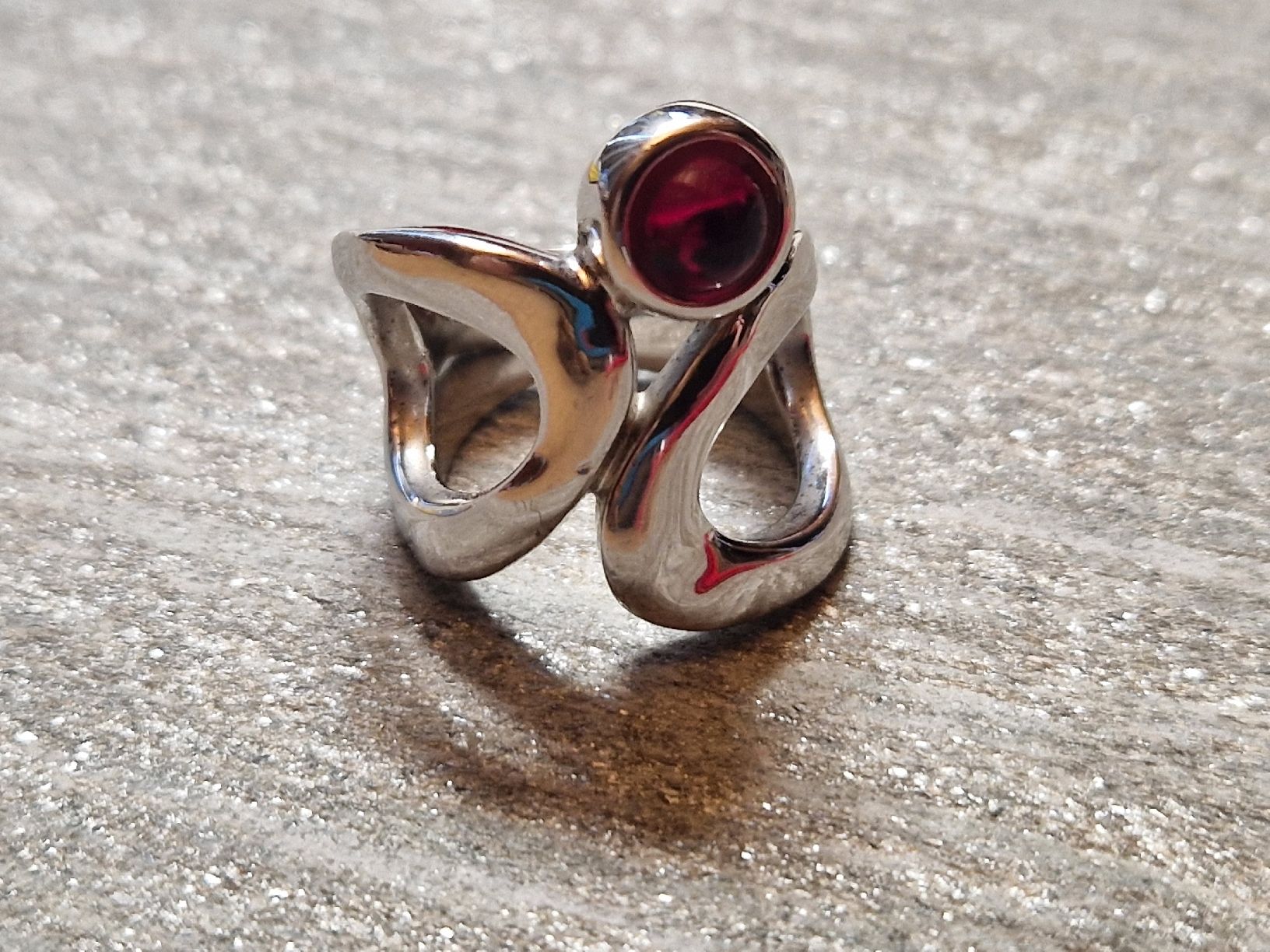 Pierre Lang Bagues: Pierre Lang Ring RH rot  – D'occasion à Lichtensteig par Cocabana_16 4