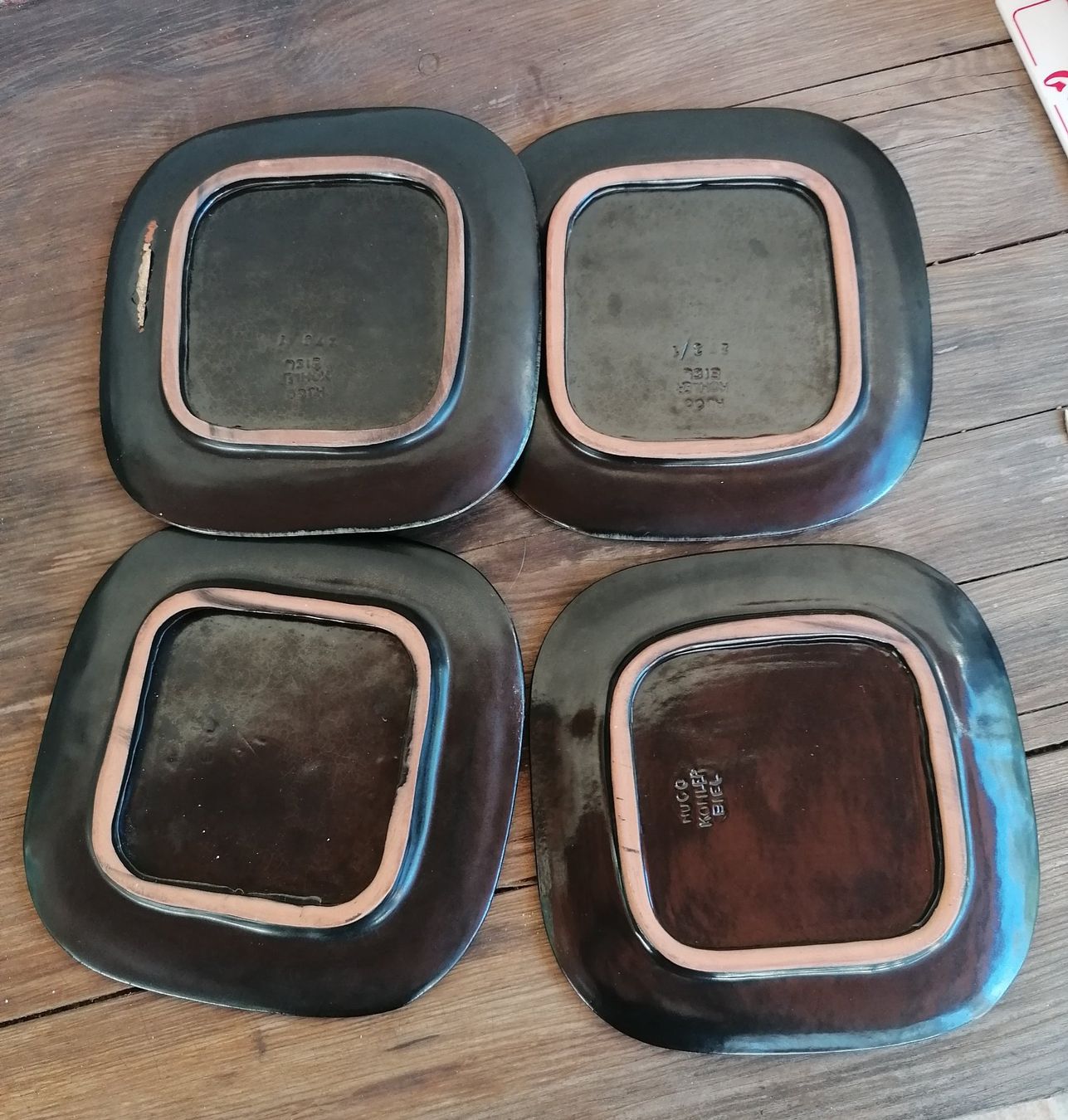Hugo Kohler Piatti: 4 assiettes KOHLER Bienne – Usato da Chezard St-Martin venduto da Loucail 2