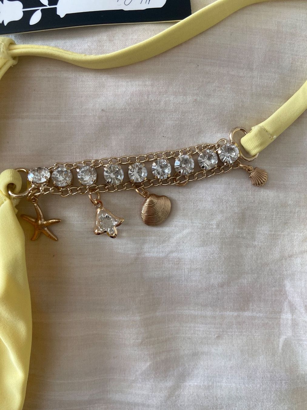 Costumi da bagno & Bikini: Alpha Coutures - Bikini Sol Bralette und Slip, Gr. S/M – Difettoso da Zürich venduto da dedasiba 9