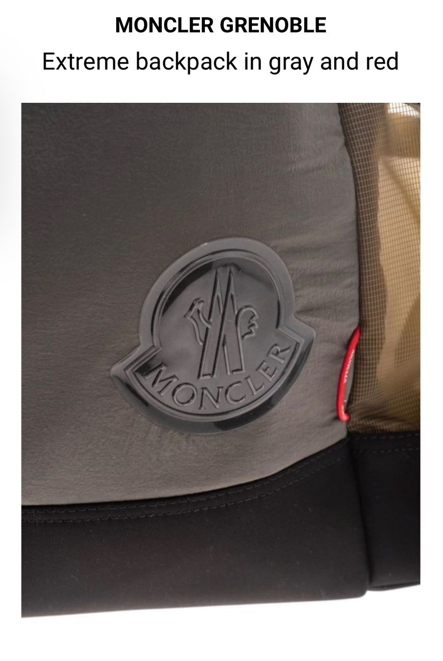 Zaini: Original Moncler GRENOBLE Backpack – Usato da Winterthur venduto da ivan12891 6