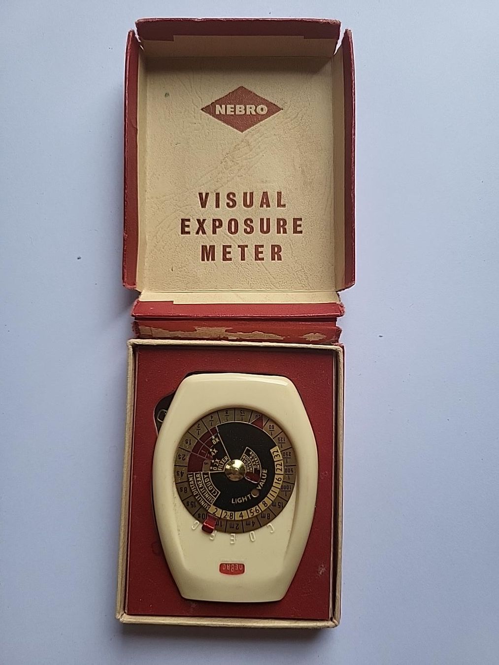 Messen: Nebro Visual Exposure Meter mit Originalbox #95 – Gebraucht aus Dachsen von MacheSache