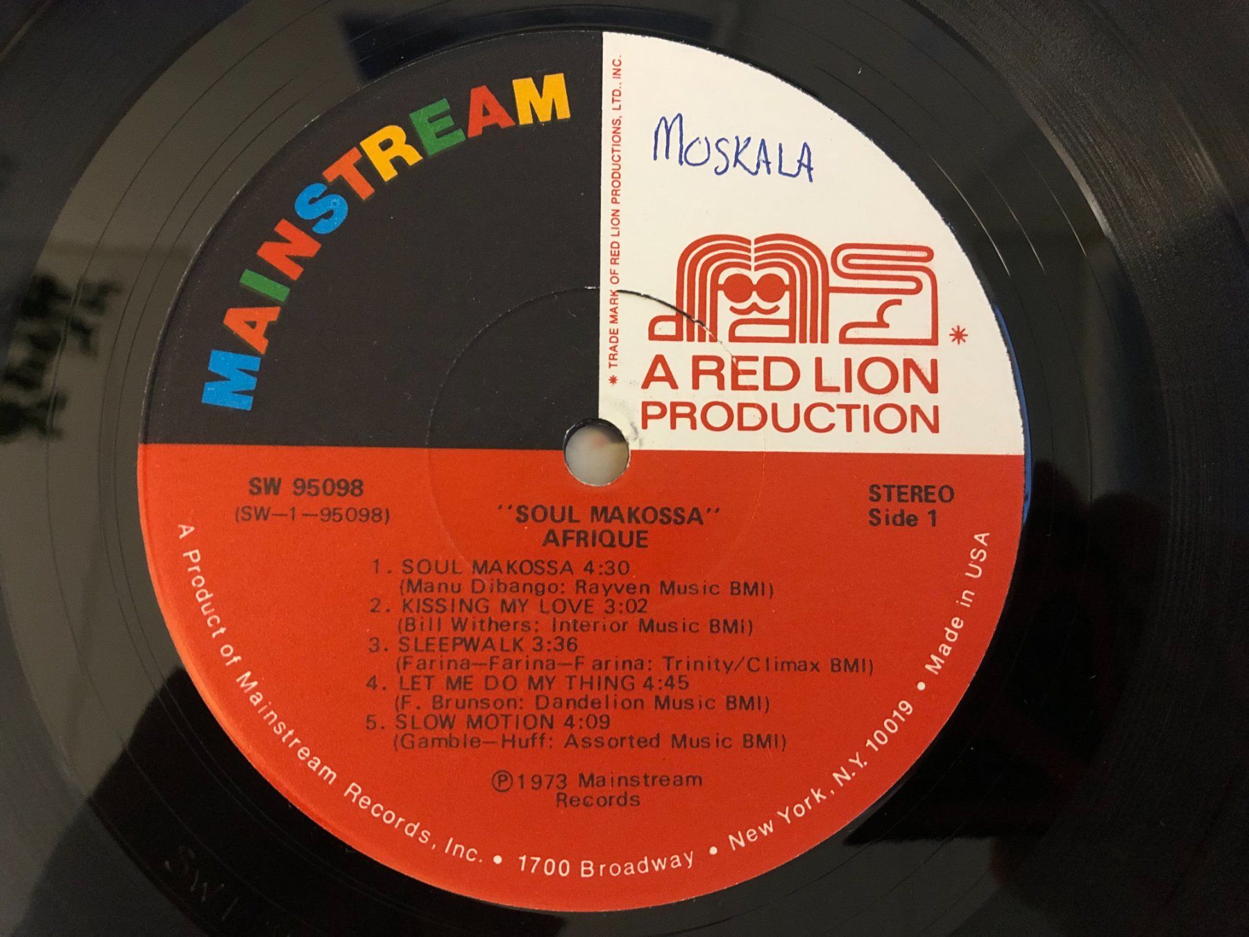 Dischi in vinile: AFRIQUE - Soul Makossa (LP) – Usato da Zufikon venduto da mirageg5 3