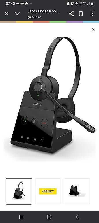 Cuffie: Jabra Engage 65 SE Stereo UNC - Wireless Kopfhörer – Usato da Rieden AG venduto da Sandra_Waldburger