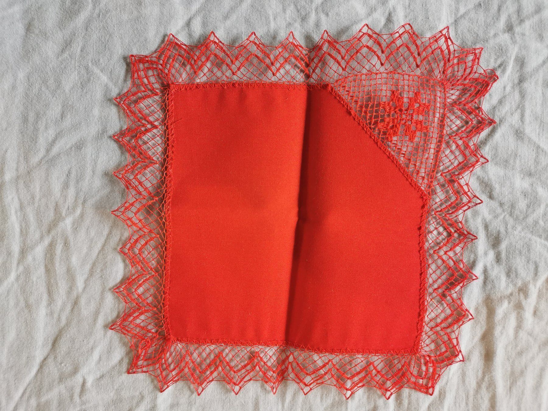 Tovaglioli: Wunderschöne Taschentücher handgemacht – Nuovo e nell'imballaggio originale da Dietikon venduto da Branquinha1981 1