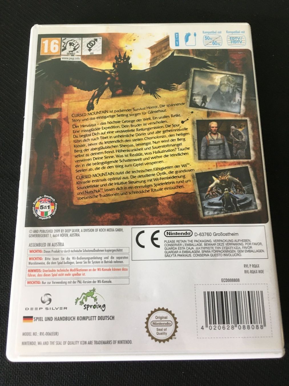 Nintendo Spiele: Cursed Mountain für Nintendo Wii – Gebraucht aus St.Gallen von sjosjo 1