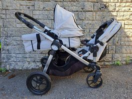 Baby Jogger City Select Geschwisterwagen mit Babywanne