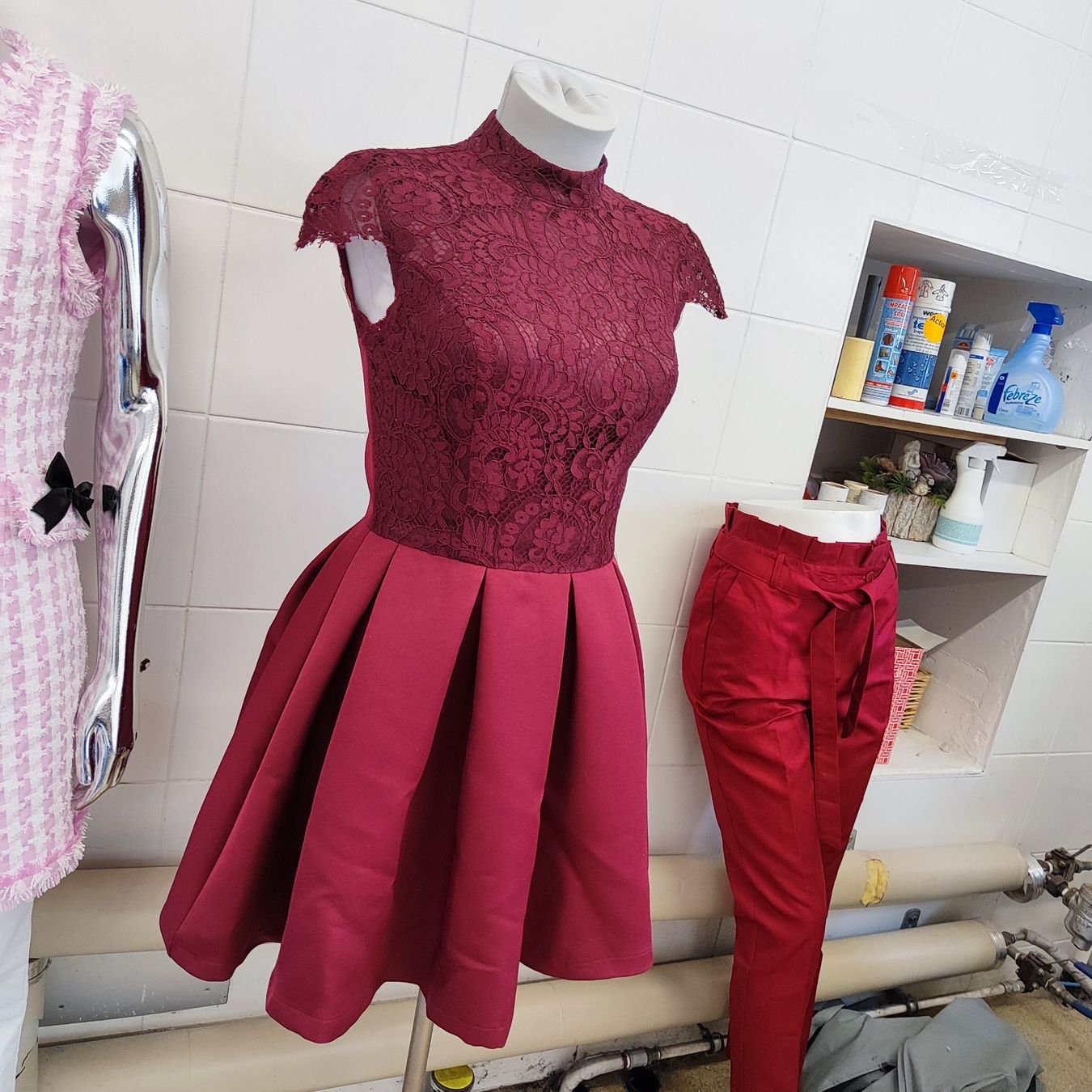 Vestiti: Rubin bordo kleid Gr 8 – Usato da Langnau am Albis venduto da Judithsebi
