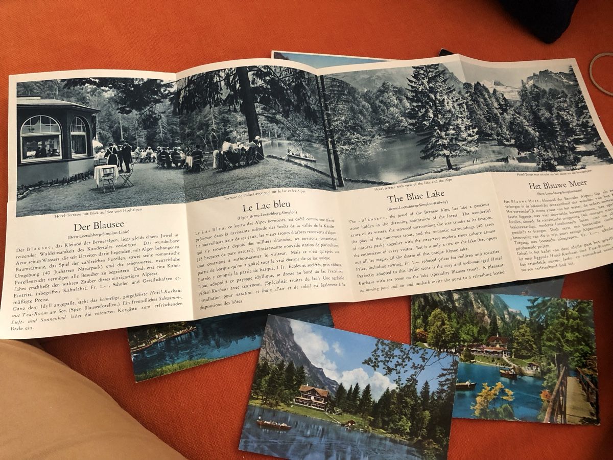 Ansichtskarten: kleine feine Sammlung BLAUSEE ab 1930 – Gebraucht aus Lufingen von Rac0 2