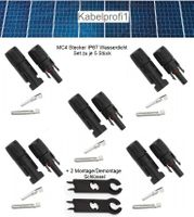 5 Solarstecker MC4 und 5 Kupplungen für 4-6mm2 nur 5.- Porto