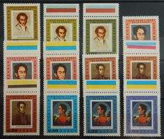 Venezuela Kat. 1716-1727 ** 1967 Kat. 22 Euro