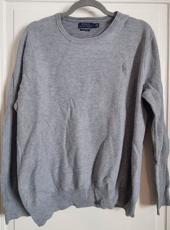 Polo Ralph Lauren Pullover grau Baumwolle Grösse M