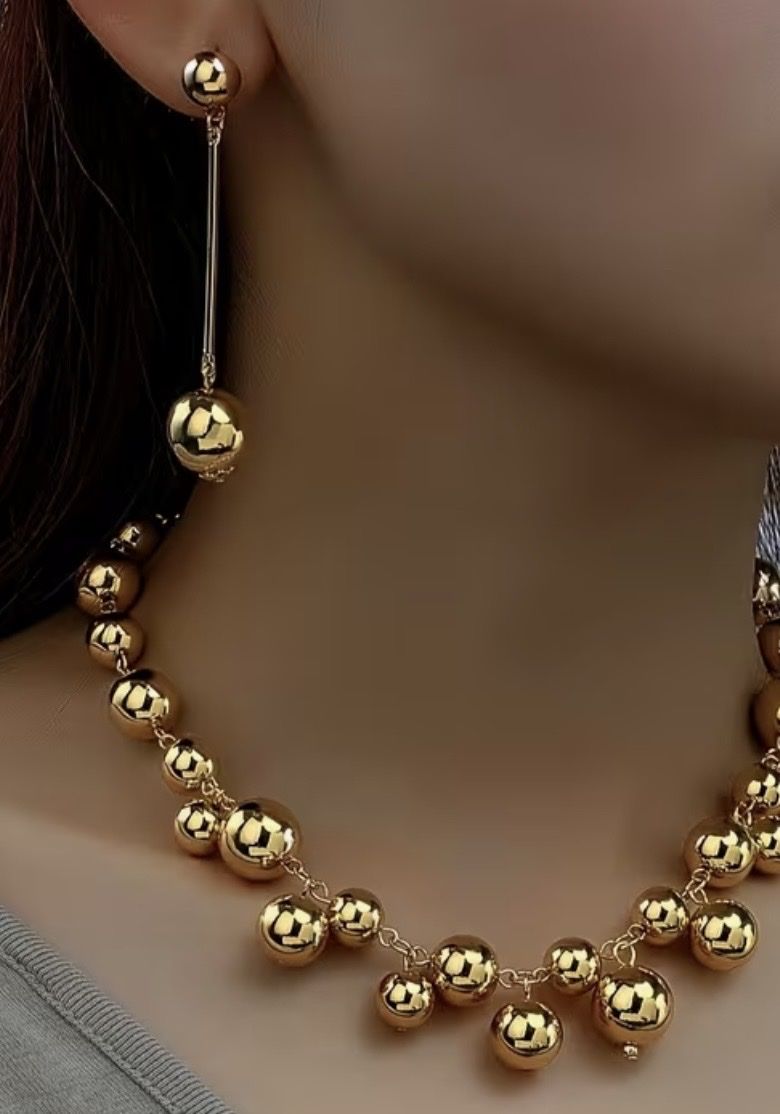Altri gioielli: Set collana e orecchini sfere oro nuovo – Nuovo e nell'imballaggio originale da Gordevio venduto da LanaZimm 2