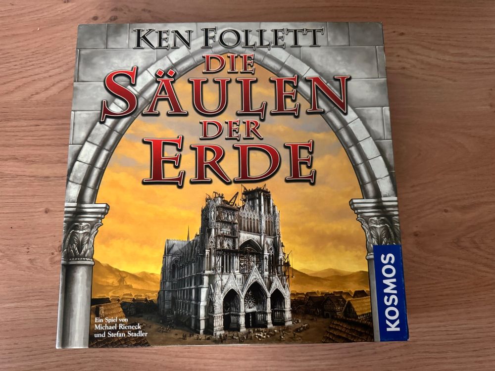 Die Säulen der Erde, HOLZ Spiel, KOMPLETT, Kosmos Verlag Kaufen auf Ricardo