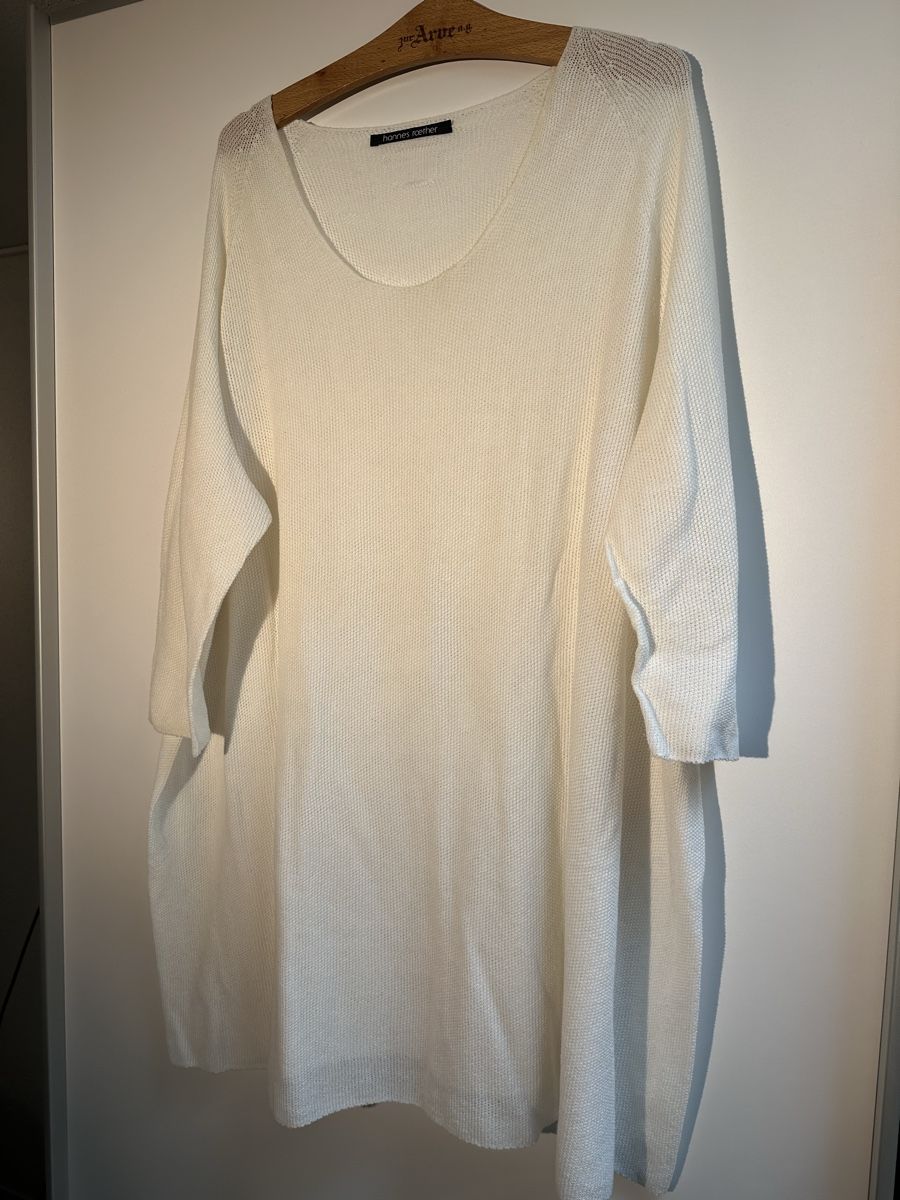 Top: Hannes Roether Damen-Top, weiss Gr. XL – Usato da Therwil venduto da jonasiw