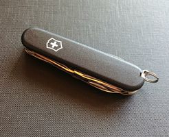 Sackmesser VICTORINOX (Mattschwarz) SGV Top Zustand
