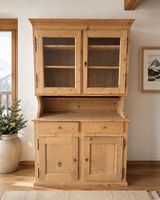 Original altes Bündner Aufsatzbuffet Massivholz restauriert
