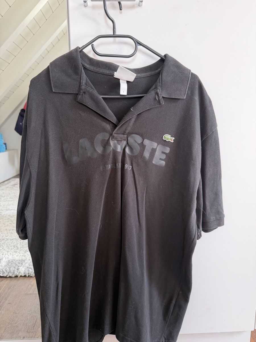 Lacoste Magliette Polo: Lacoste Poloshirt schwarz Grösse L  – Nuovo (secondo la descrizione) da Weiach venduto da nou_t2x8