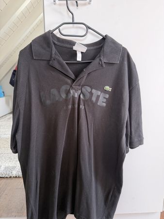 Lacoste Poloshirt schwarz Grösse L 