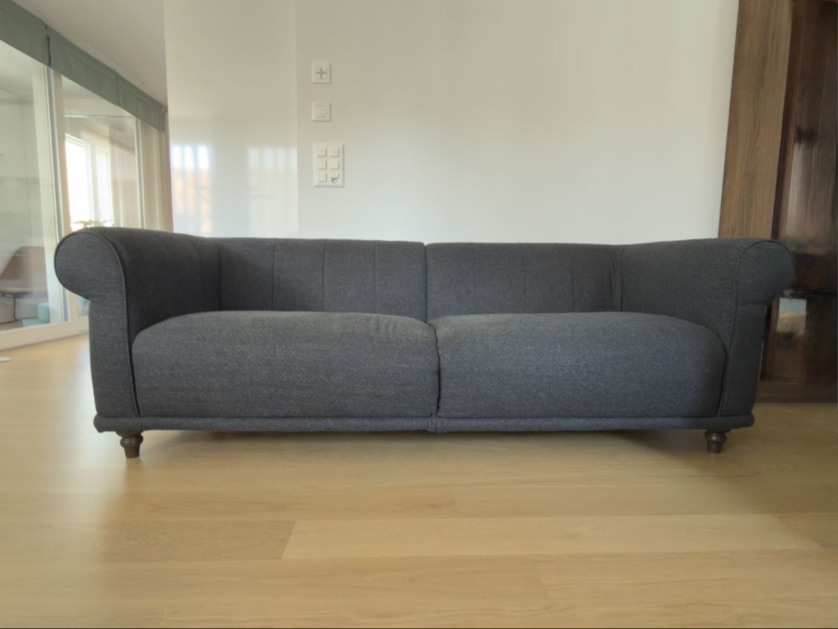 Ikea Sofas: IKEA VISKAFORS 3er-Sofa anthrazit/braun – D'occasion à Rafz par ani1912