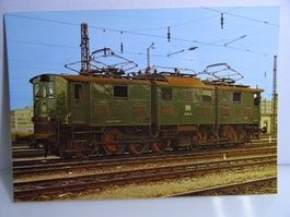 Postkarte DB Güterzug Lokomotive 191 011-6 Bw München 1975