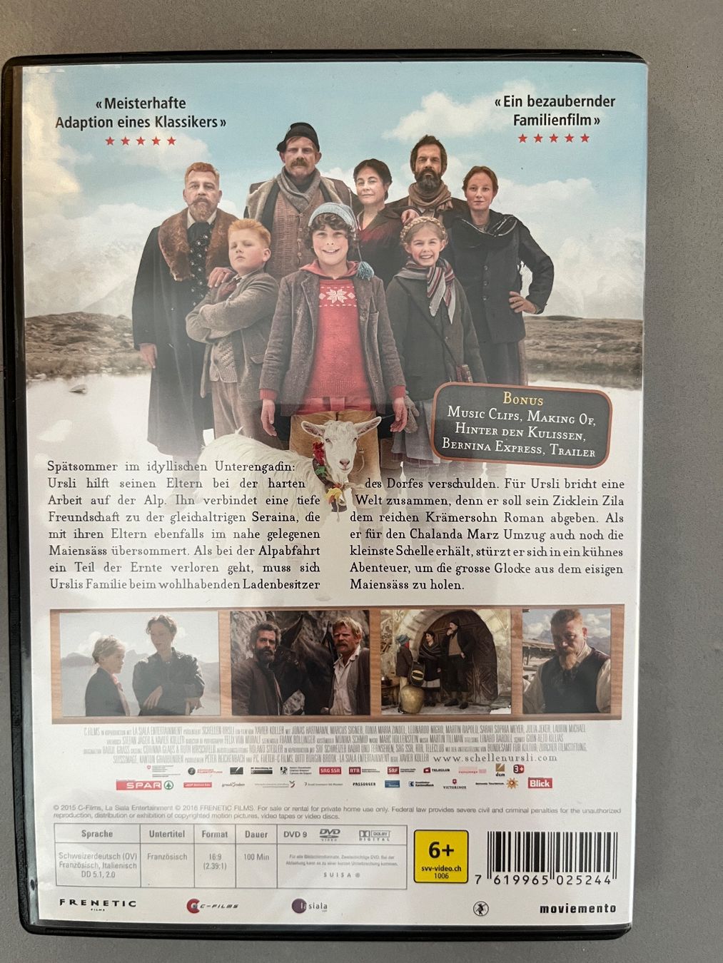 Tutti i DVDs: Schellen-Ursli (2015) DVD 📀 – Nuovo (secondo la descrizione) da Sierre venduto da black.box 1