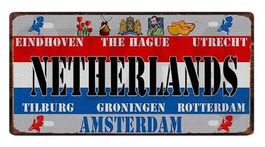 Blechschild - Niederlande