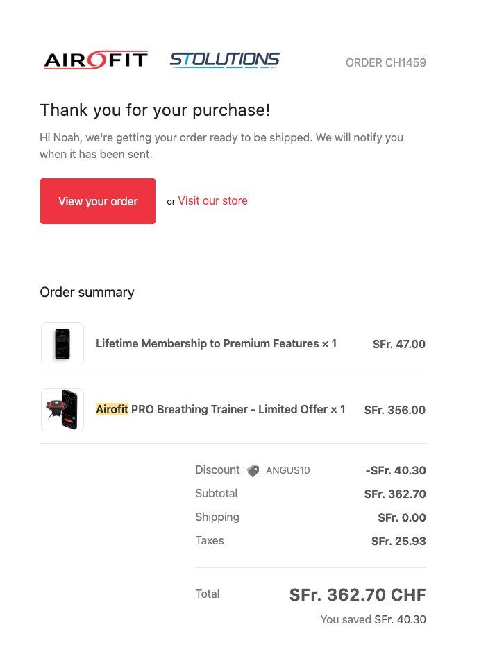 Respiratori & Giubbotti: Airofit PRO Atemtrainer (2022) – Usato da Brunnen venduto da noooahzb 1