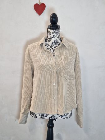 Hemd opus beige langarm Oversize Schnitt 36 top Zustand