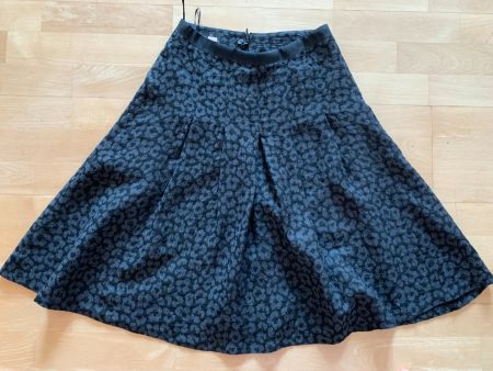 MADELEINE Damen Rock mit Wolle, Gr. 17 (34), Schwarz/Grau