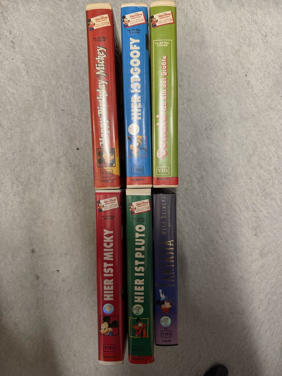 Tutti i VHS: Disney VHS Sammel-Edition 6er Set – Usato da Watt venduto da SwissBlueLine 3