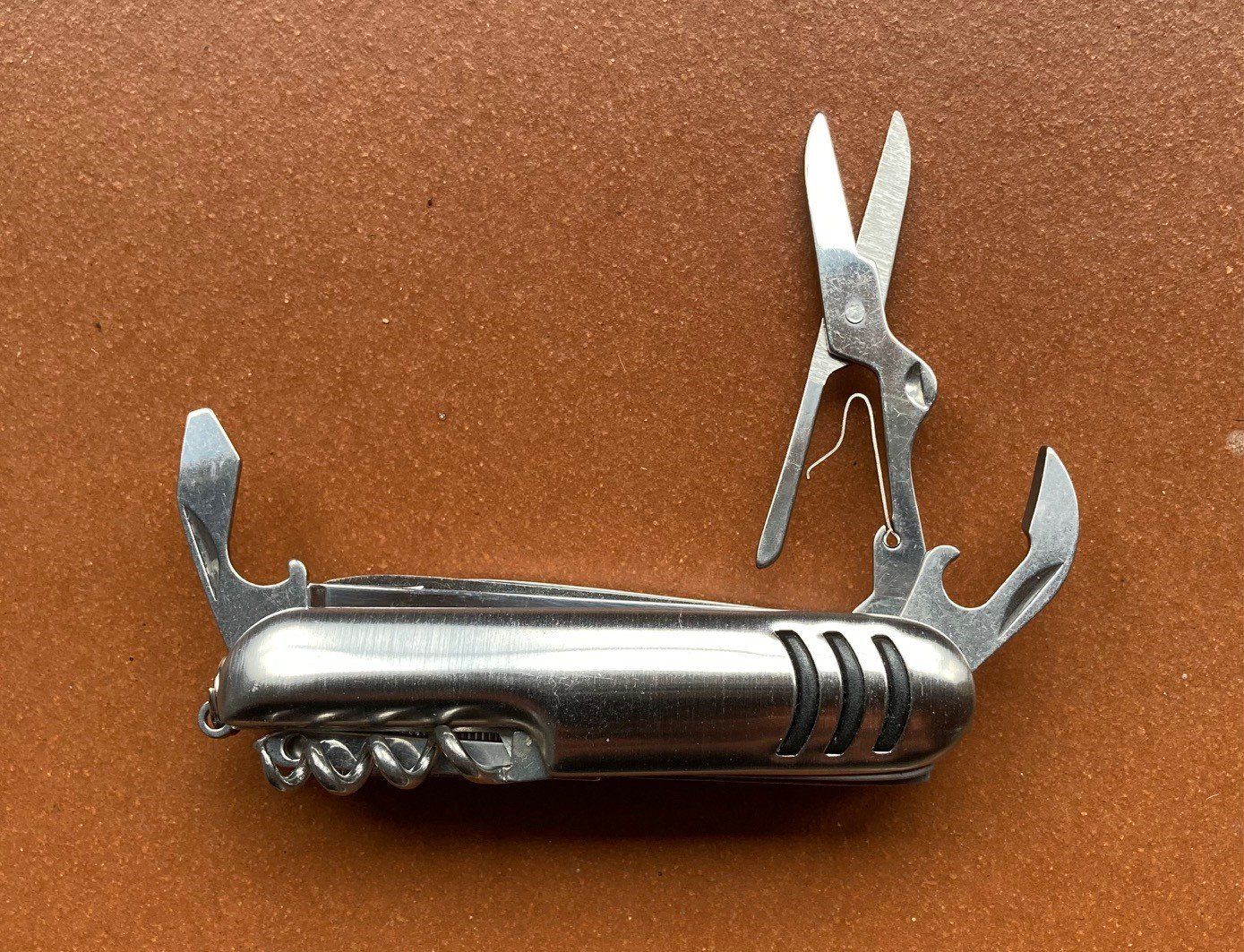 Coltelli tascabile: Taschenmesser silbrig – Nuovo e nell'imballaggio originale da Orselina venduto da Vrenegonde 5