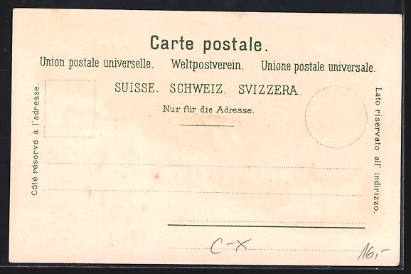 Ansichtskarten: Litho Aarau, Neue Kaserne, Neue Kantonsc – Gebraucht aus Berlin von bartko-reher 1