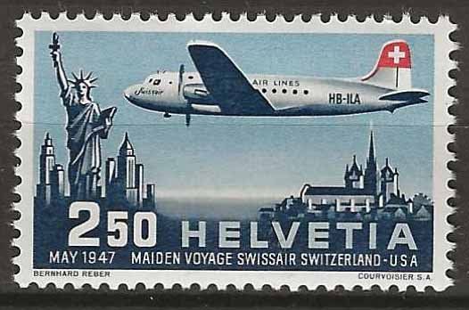 Alle Briefmarken: PA042 - Pro Aero F42 ** – Gebraucht aus Trélex von Phil_Albert