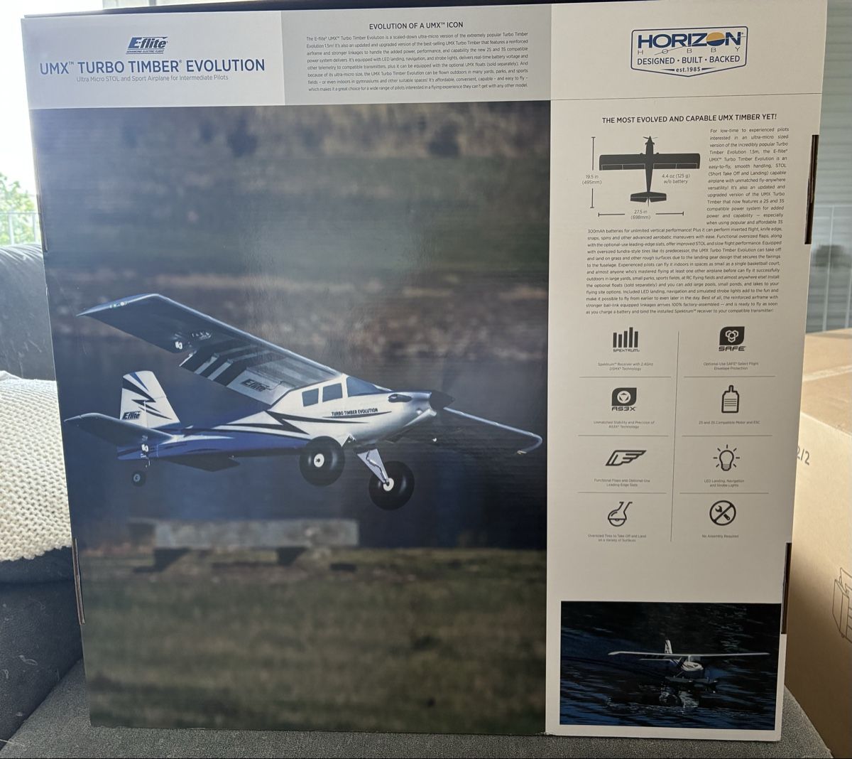 E-Flite Modellismo RC: Avion rc UMX turbo timber – Nuovo e nell'imballaggio originale da Biel/Bienne venduto da Kamov75 2