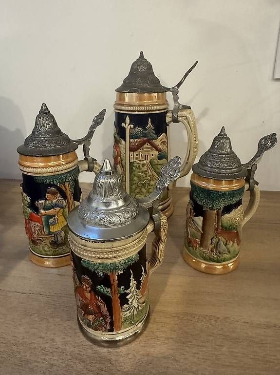 Gläser: Ensemble de 4 choppes à bière  – Gebraucht aus Le Châble VS von mtp_6k9b 1
