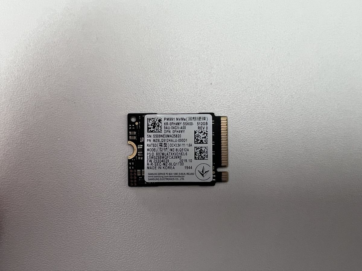Samsung Schede di memoria: Samsung PM991 NVMe SSD 512GB M.2 – Usato da Altdorf UR venduto da Spetruzzi