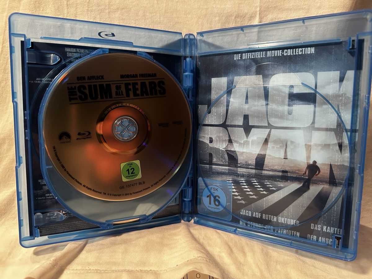 Tutti i DVDs: Jack Ryan Blu-ray Collection - 4 Filme – Usato da Zollikofen venduto da hekote 4