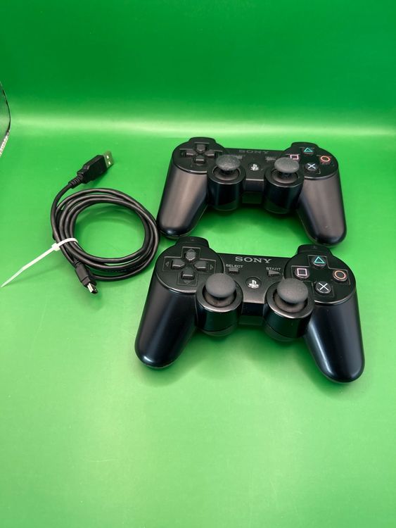 Playstation 3 Wireless Controller (2 Stück) + USB Ladekabel Kaufen