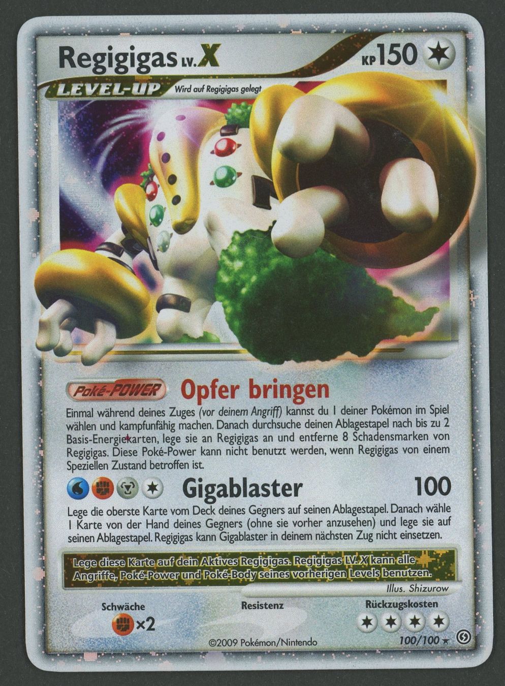 Pokémon Sammelbilder & Trading cards: Regigigas Lv.X 100/100 DE ab 1.- – Gebraucht aus Rupperswil von gengarbasar
