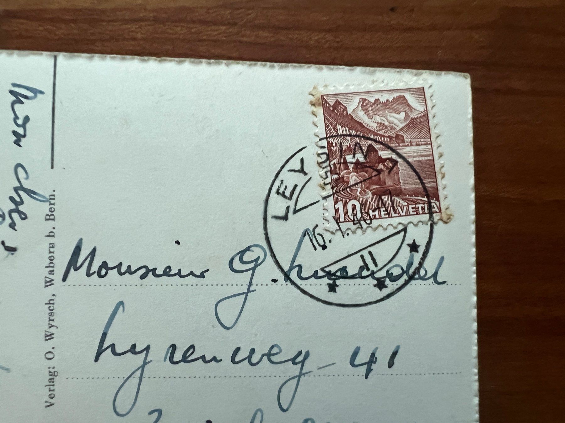 Cartoline postali: AK 1946  Leysin  (G2804) – Usato da Hinwil venduto da Sidi4 1