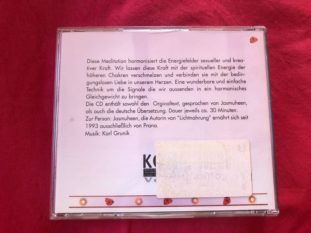 CDs: Jasmuheen - TAO Vol. 4 - Meditations-CD – Gebraucht aus Malix von jul_7nhn 1