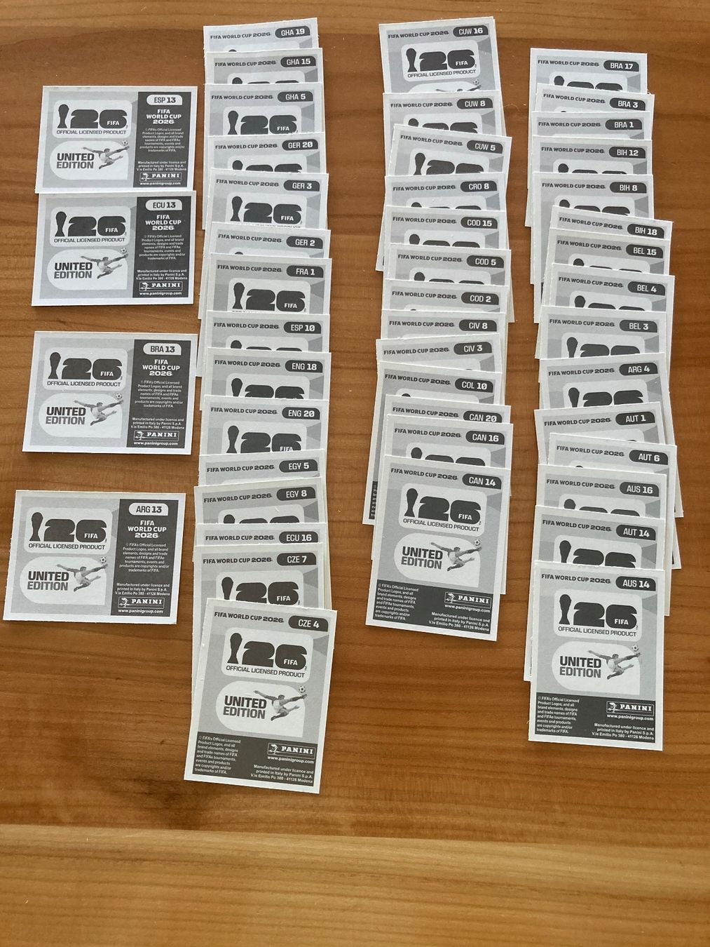 Panini Sammelbilder & Trading cards: Panini Stickers WM 2026 – Gebraucht aus Hildisrieden von 220066